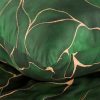 Pościel satynowa Gift1 zielona 160 x 200 cm – idealna na prezent
