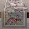 Obrus gobelinowy GOB/CHO/4088 popielaty 45x140 cm – doda uroku wnętrzu
