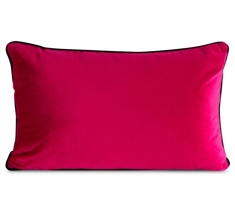 Poszewka welwetowa GAJA 3 amarantowa 30 X 50 CM – aksamitna w dotyku