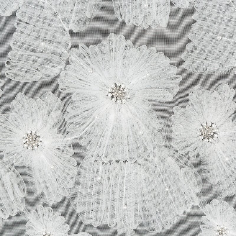 Zasłona gotowa Jasmin biała 140 x 250 cm – delikatnie rozprasza światło