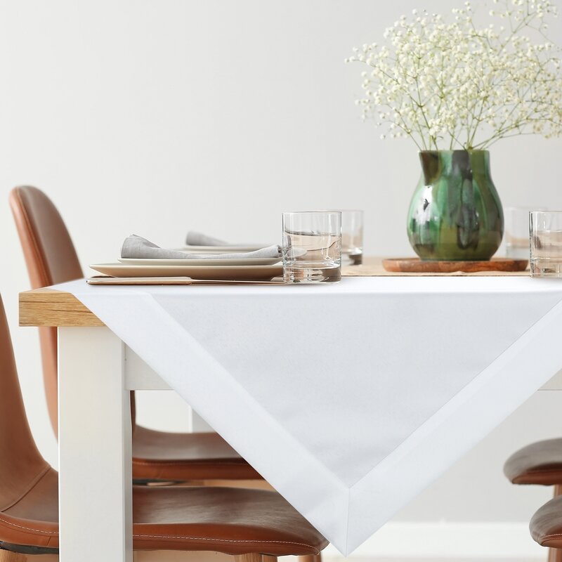 Obrus Lucy biały 85 x 85 cm – podkreśla styl stołu