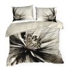 Pościel satynowa Spring 78 jasnobeżowa 220 x 200 cm – elegancki wzór kwiatowy