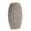 Wazon ceramiczny Karin (01) biały 24 X 10 X 39 CM – do salonu i jadalni