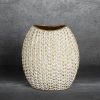 WAZON DEKORACYJNY MOLI 18 X 12 X 20 CM ZŁOTY