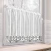 Zasłona świąteczna SW/XMAS/FIR biała 150x60 cm – gotowa do zawieszenia