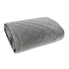 Narzuta velvet ria6 srebrna 200 x 220 cm – dodaj luksusu sypialni