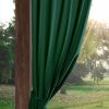 ZASŁONA GOTOWA GARDEN NA SZELKACH 155 X 240 CM CIEMNOZIELONY