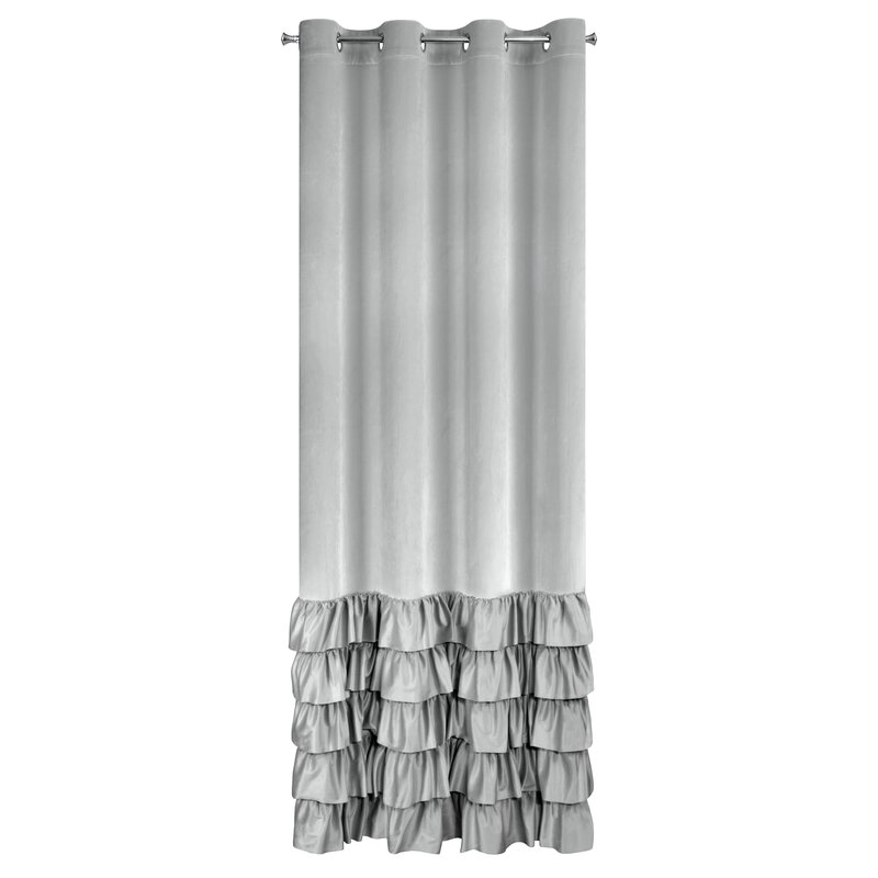 Zasłona gotowa Dani srebrna 140 x 250 cm – dodaje przytulności