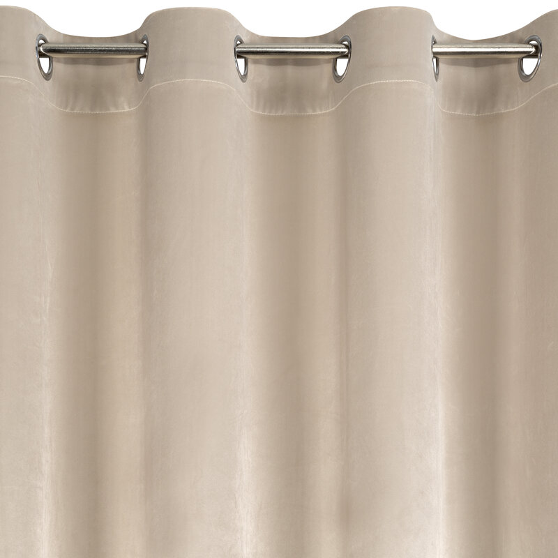 Zasłona gotowa DANI beżowa 140 x 250 cm – dodaje ciepła wnętrzu