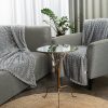 Koc flano D91 CINDY6 srebrny 150 X 200 CM – miękki z efektem 3D