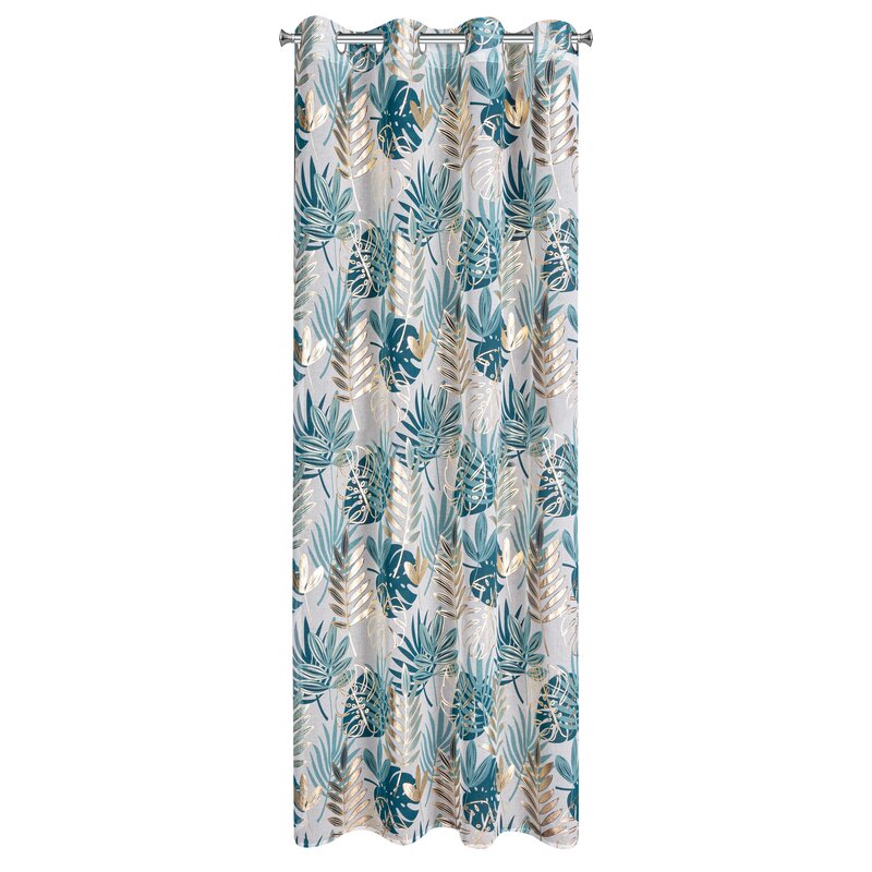 Zasłona gotowa Keri turkusowa 140 x 250 cm – zaciemnia pomieszczenie