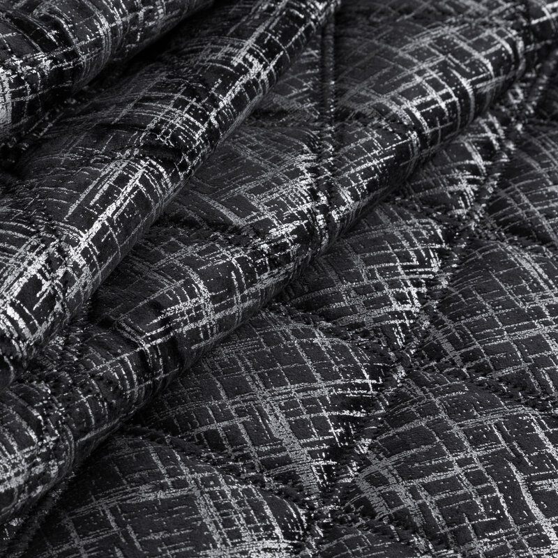 Narzuta Velvet Blink 6 czarna 170 x 210 cm – dodaje blasku