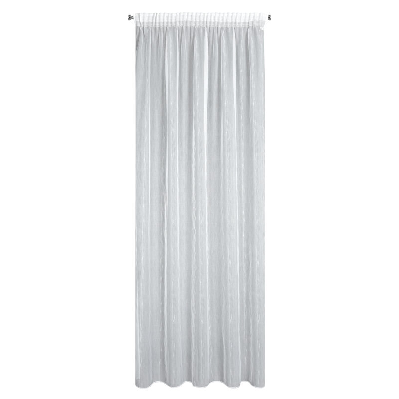 Firana gotowa Alexi biała 140 x 280 cm – rozświetla wnętrze