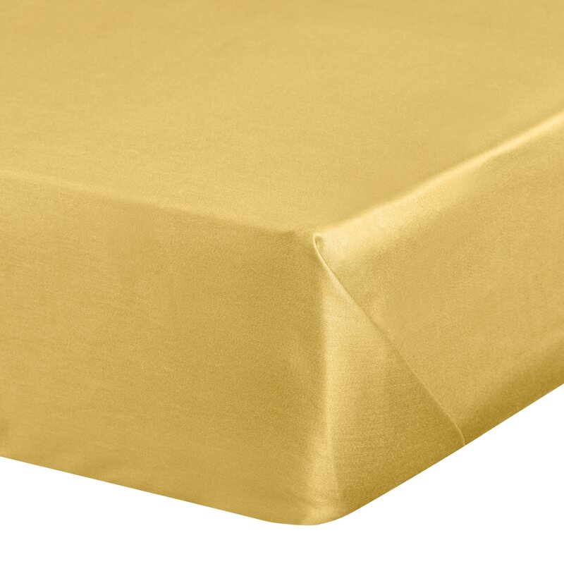 Prześcieradło Nova musztardowe 220 x 210 cm – miękkie i trwałe