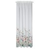 Zasłona gotowa Dolly biała 140 X 270 CM – delikatny kwiatowy wzór