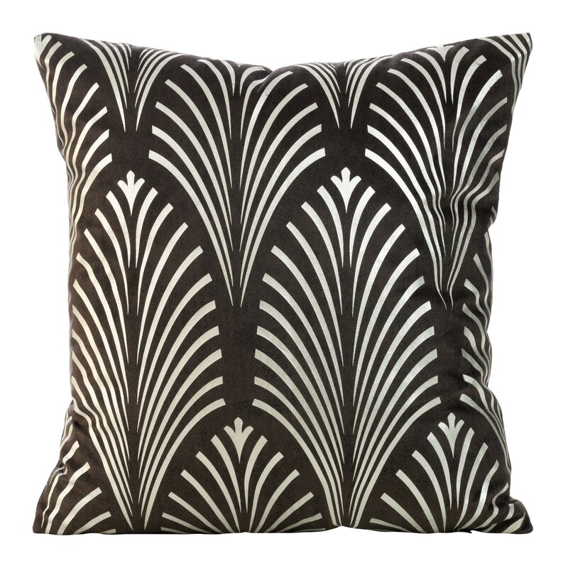 Poszewka Blink czarna 45 x 45 cm – doda blasku sofie
