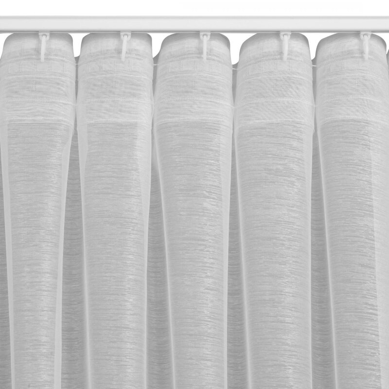 FIRANA GOTOWA BELISSA NA TAŚMIE 400 X 170 CM BIAŁY