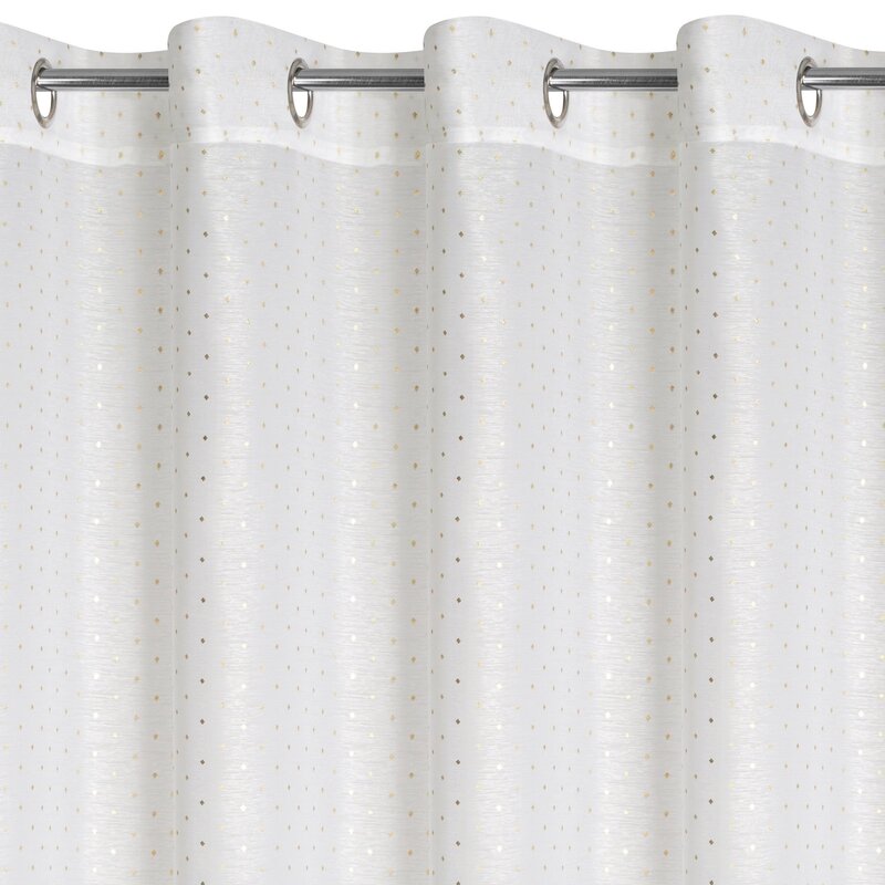 Firana gotowa SIBEL biała 300 x 160 cm – rozjaśnia wnętrze