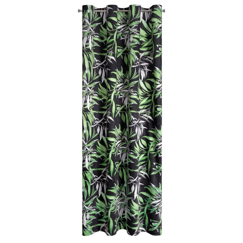 ZASŁONA GOTOWA ZOJA 140 X 250 CM CZARNY