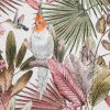 Narzuta D91 Parrot zielona 220 X 240 CM – z tropikalnym wzorem