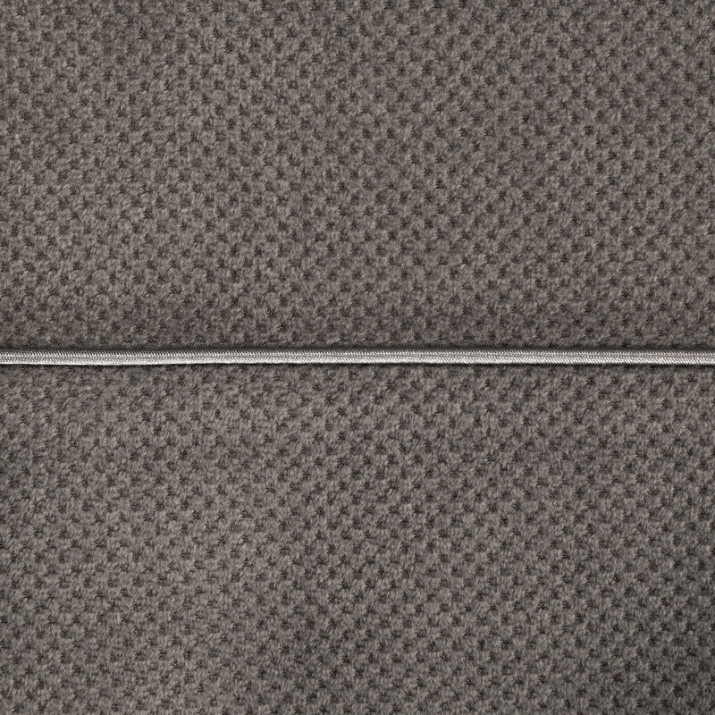 Zasłona gotowa Milo popielata 140 X 250 cm – miękki welwet strukturalny