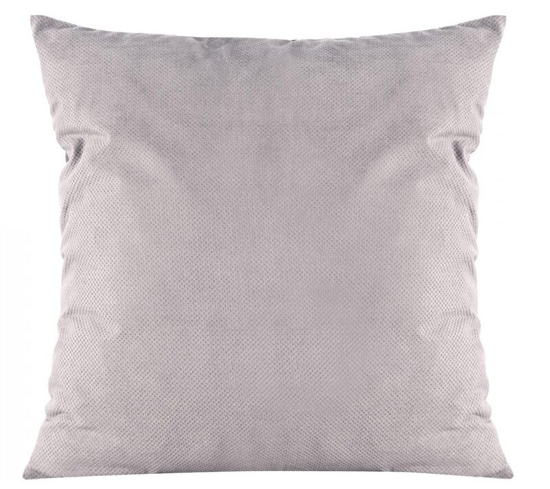 Poszewka welwetowa Milo stalowa 45 x 45 cm – wprowadza przytulność