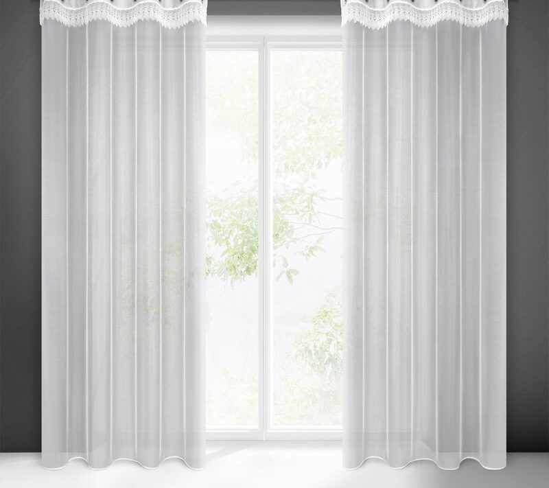 Firana gotowa SARI 1 biała 140 X 250 CM – wniesie lekkość i elegancję