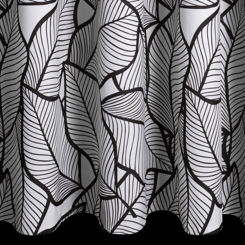 ZASŁONA GOTOWA ROMI NA TAŚMIE 140 X 270 CM BIAŁY