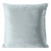 Poszewka velvet Samanta srebrna 40 x 40 cm – miękka w dotyku