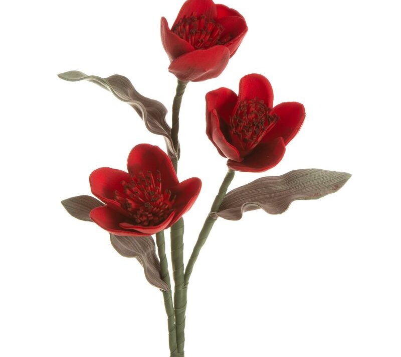 Kwiat Flore czerwony 20 x 63 cm – ożywi Twoje wnętrze