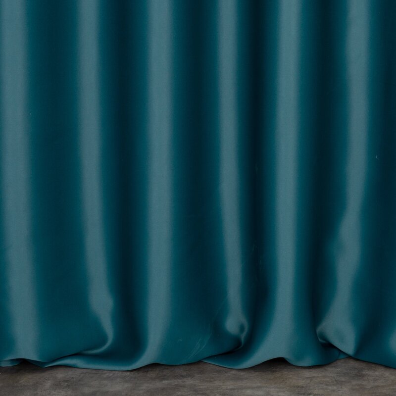 ZASŁONA GOTOWA HARMONY 140 X 250 CM CIEMNOTURKUSOWY