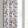 Zasłona gotowa Nika biała 140 X 270 CM – z delikatnym wzorem kwiatowym