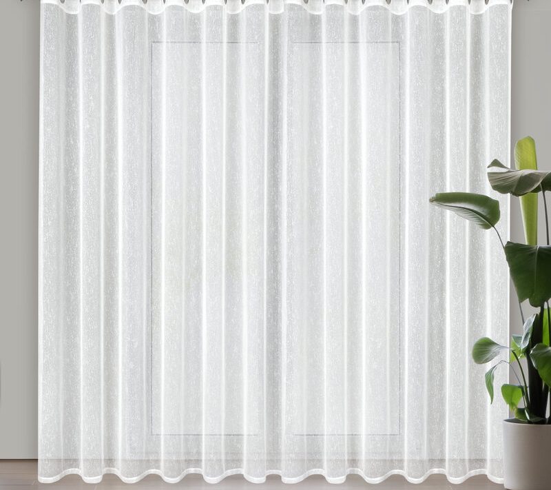 Firana gotowa Kelly biały 300 x 250 cm – rozprasza światło