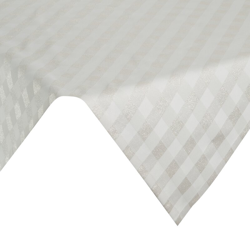 Obrus świąteczny Flash 3 kremowy 85 X 85 cm – doda blasku świętom