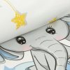 Komplet pościeli dziecięcej KID 11 biały 100 X 135 CM – delikatna dla skóry