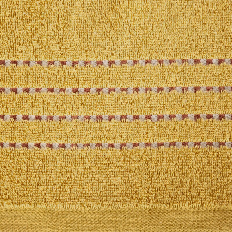 Ręcznik Fiore musztardowy 50 x 90 cm – ciepły i stylowy