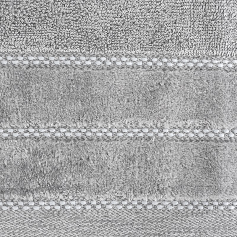 Ręcznik kąpielowy DONA stalowy 50X90 cm – miękki i chłonny