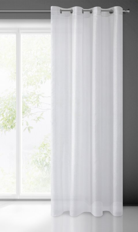 Firana gotowa Arlona biała 140 x 250 cm – rozświetla wnętrze
