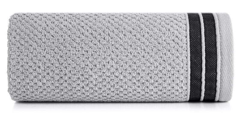 Ręcznik Madlen jasnosrebrny 50 x 90 cm – miękki i chłonny