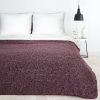 Koc bukla bordowy 150 x 200 cm – przytulny relaks
