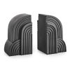 Wazon ceramiczny czarny 12 x 7 x 21 cm – idealny do książek