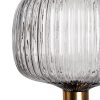 Lampa stołowa Luka czarna O 32 x 65 cm – tworzy przytulny nastrój