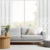 Firana gotowa Diana 2 biała 140 X 270 cm – na taśmie z różami