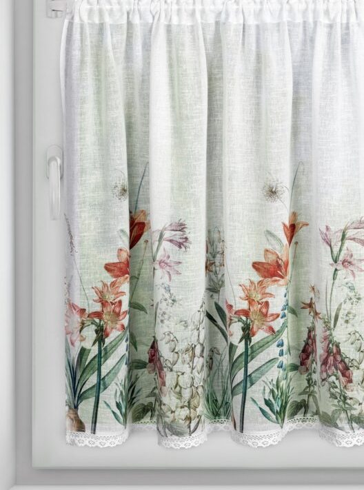 Firana gotowa Nemezja biała 150 x 90 cm – dodaje przytulności