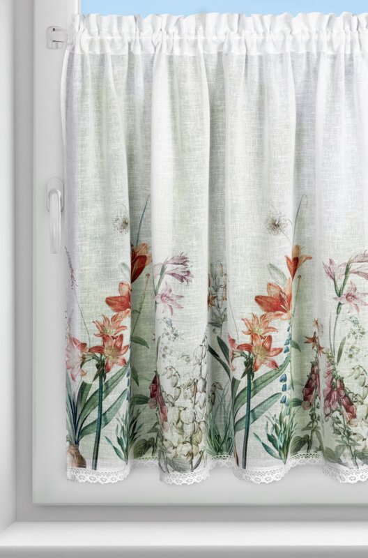 Firana gotowa Nemezja biała 150 x 90 cm – dodaje przytulności