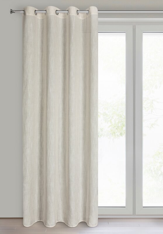 Zasłona gotowa Latika naturalna 140 x 250 cm – dodaje lekkości