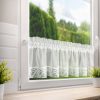 Firana gotowa Gabi na taśmie kremowa 150 X 30 cm – zapewnia prywatność
