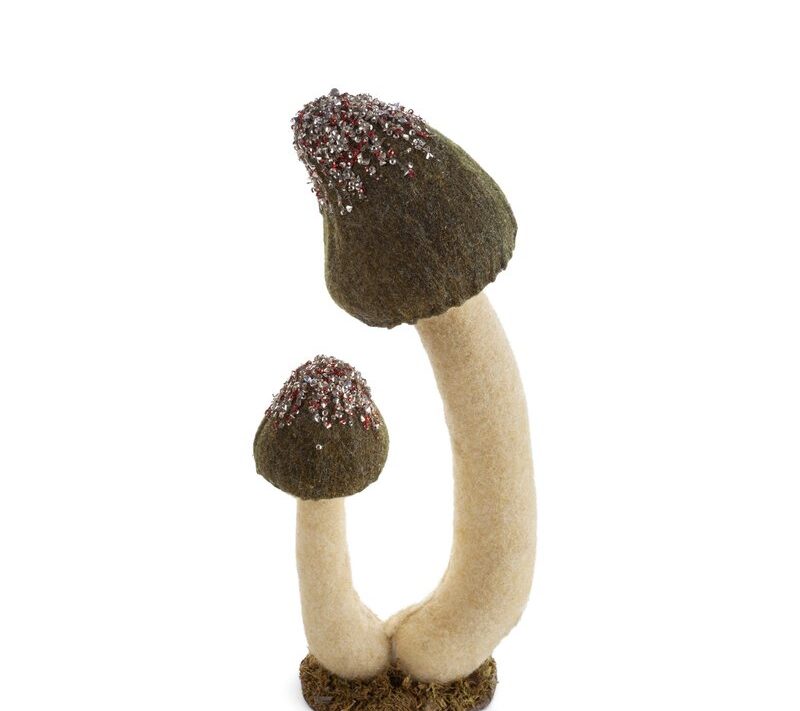 Figurka bożonarodzeniowa ciemnozielona 16 x 17 x 37 cm – idealna dekoracja