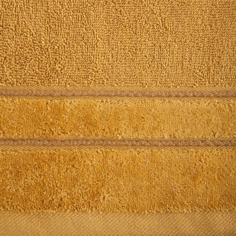 Ręcznik frotte Sibel musztardowy 50 x 90 cm – miękki i chłonny