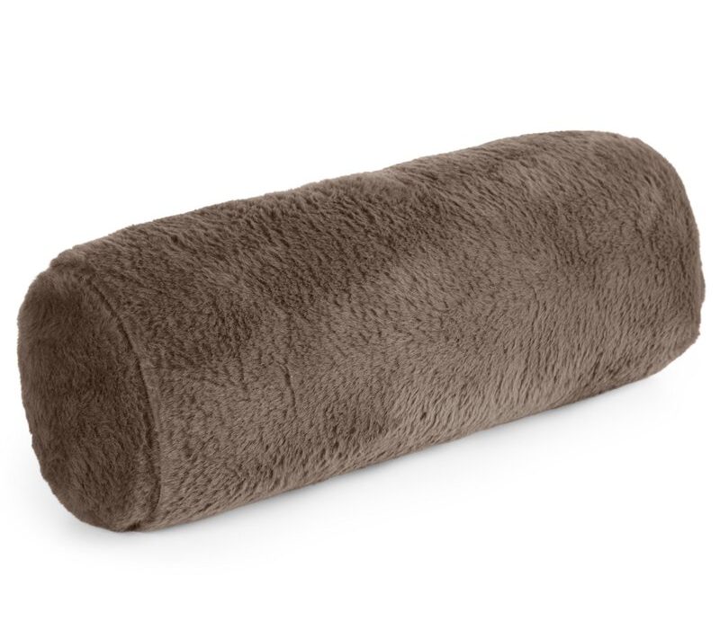 Poszewka futrzana beżowa 15 x 45 cm – wprowadza ciepło